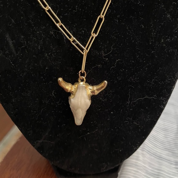 Longhorn paper clip necklace - Picture 3 of 3